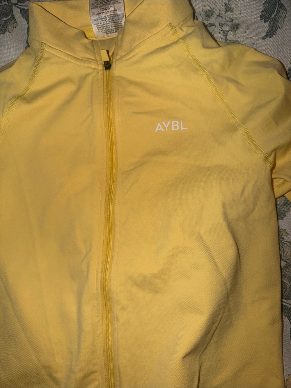 AYBL ' Yellow Full-Zip Jacket